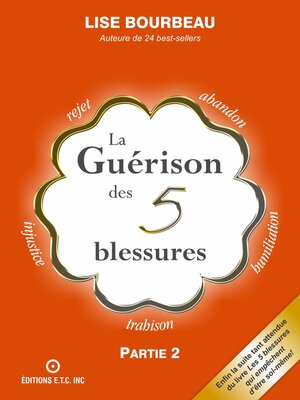 cover image of La guérison des 5 blessures